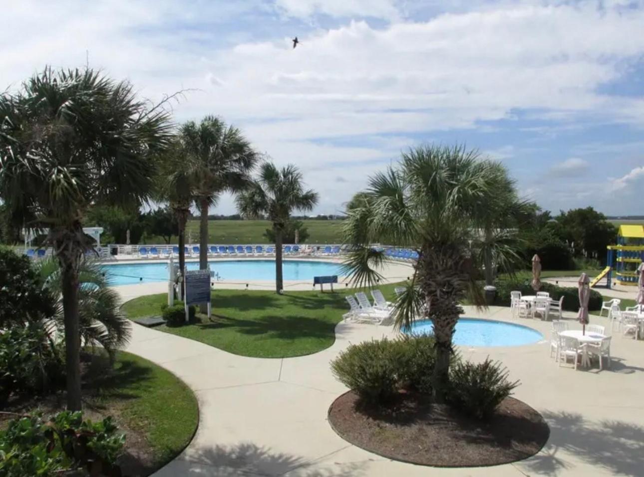 Harbor Island Panoramic Marsh And Ocean Views. Steps To Beach And Pool.ヴィラ エクステリア 写真